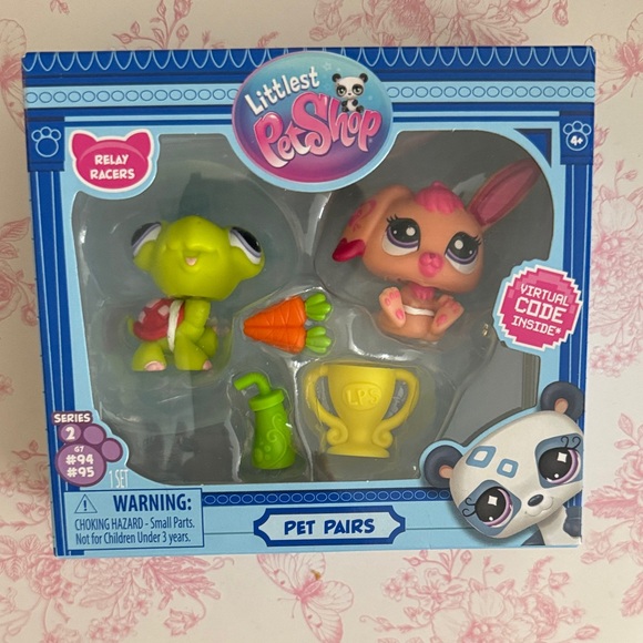 Littlest Pet Shop Relay Racers Set - series 2-G7-#94, #95 - Picture 1 of 6